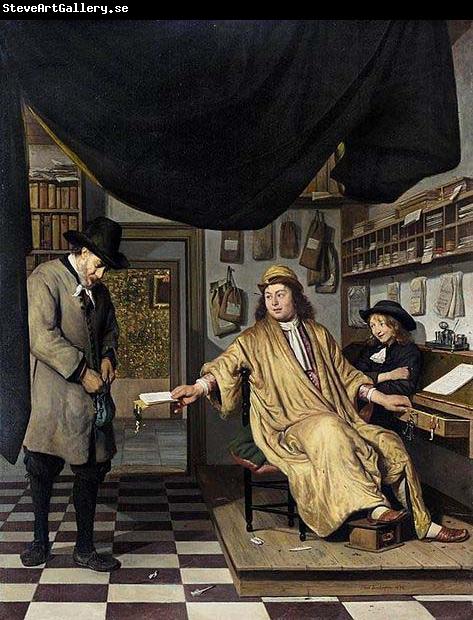 Job Adriaenszoon Berckheyde A Notary in His Office